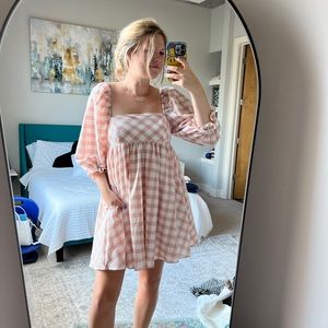 Puff sleeve dress